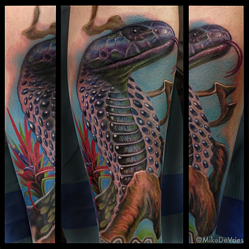 Tattoos - Cobra Snake Tattoo  - 86844